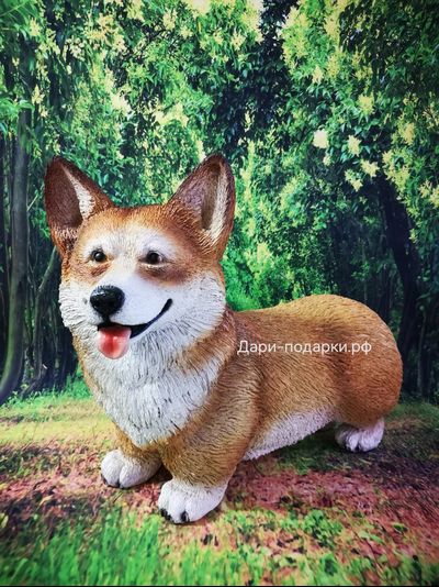КОРГИ 40*37*21см полистоун Россия  3798/012309* Любимцы королевской семьи Елизаветы II в Англии