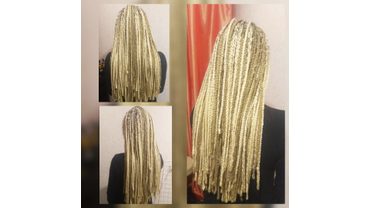 Афрокосы Классика, новое точечное плетение афрокосичек от Студии Ксении Грининой для миниатюрной Красотки Zerana Damned !
