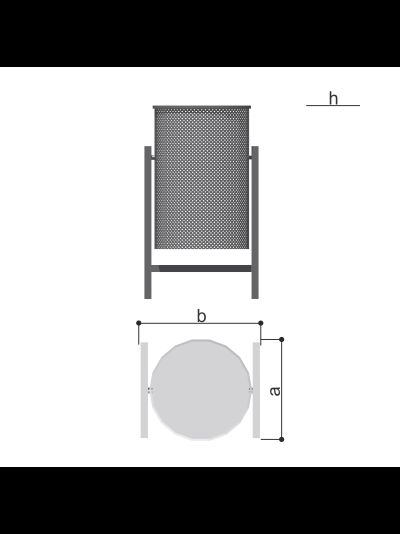 Урна наземная (20 литров) Romana 305.06.00 П