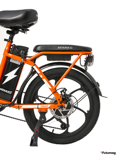 Электровелосипед Minako F7 оранжевый