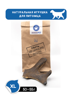 Лакомство-игрушка для собак панты рога северного оленя DOBROPET-24, 55 г