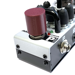 Насадка на кнопку педали эффектов, высокая (3D печать), 1 шт (бордовая)