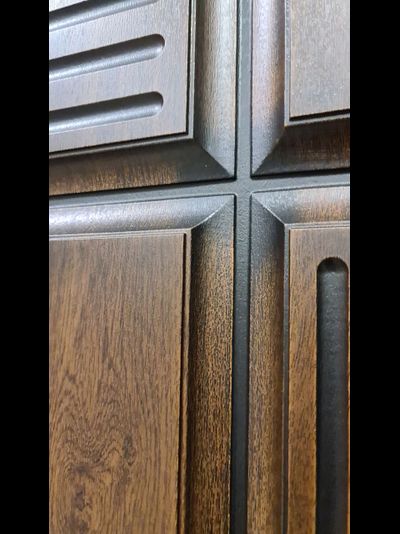 VENMAR (ВЕНМАР). ЦЕЗАРЬ 100 мм. СТАЛЬ 1,8 мм. ТРЕХКОНТУРНАЯ.  VINORIT ГРЕЦКИЙ ОРЕХ/ VINORIT БЕЛЫЙ МАТОВЫЙ