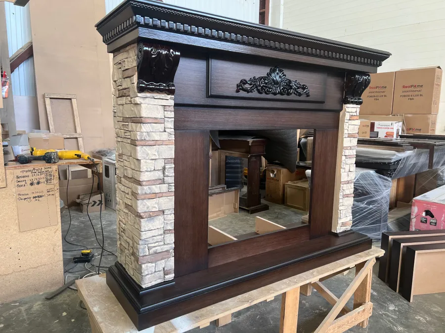 Электрокамин Бронкс Lux