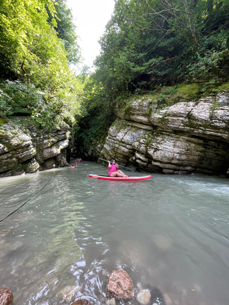 ХАШУПСИНСКИЙ  МЕГА  КАНЬОН. Трансфер до р. Псоу.