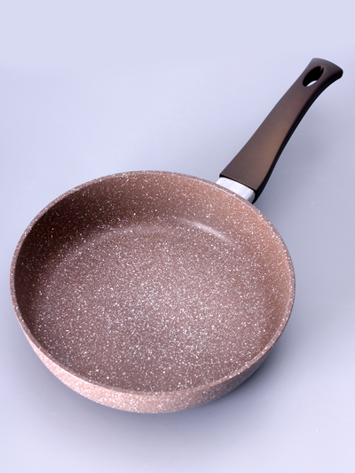 Сотейник литой алюминий, 28/26/24 см с крышкой