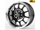 Комплект дисков R15 6,5J ET+35 4*100/4*114,3 Work DQ010-SV252 Черный с полированным ободом (81055)