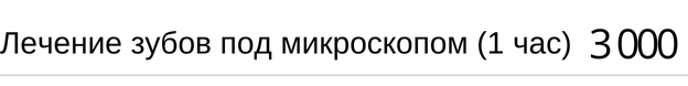 Лечение зубов под микроскопом, стоимость за 1 час в Новосибирске
