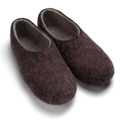 Купить мужские тапочки из шерсти классические