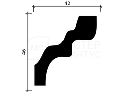 Карниз потолочный Decor-Dizayn DD39