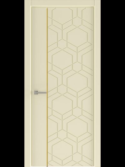 Межкомнатная дверь Экза 9м с молдингом