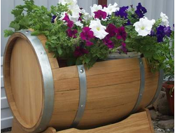 Полубочка для цветов