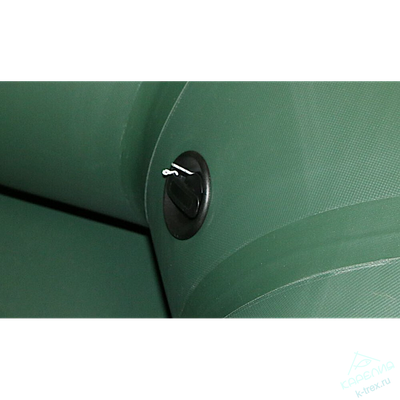 Лодка ПВХ Polar Bird Чирок Гребная PB-280Т Teal со стеклокомпозитной сланью и банкой Серая