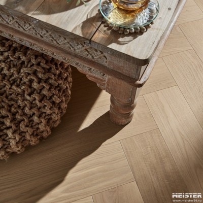 Паркетная доска PS 500 Meister Дуб гармония Простой 8805 в интерьере