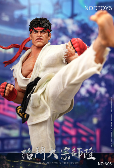 ПРЕДЗАКАЗ - Рю (серия Street Fighter) - Коллекционная фигурка 1/6 Fighting Grandmaster Ryu (NOD-N03) - NODTOYS ?ЦЕНА: 24500 РУБ.?