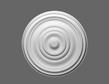 Потолочная розетка(подлюстра) с гладким профилем из полиуретана Orac Decor-Luxxus R09 диаметр 48,5см