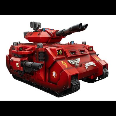 Хищник-Аннигилятор Кровавых Ангелов (Warhammer 40k) - КОЛЛЕКЦИОННАЯ ФИГУРКА 1/18 Blood Angels Predator Annihilator with Twin Lascannons (JT01499) - JOYTOY