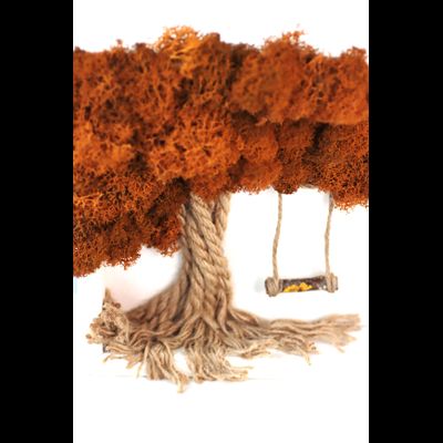 Новогодняя эко-картина № 1181