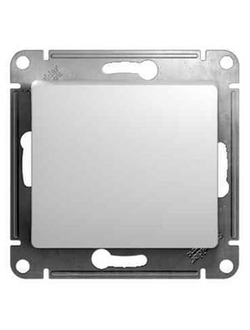Выключатель одноклавишный перекрестный Schneider Electric Glossa GSL000171 White