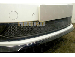 Защита радиатора Skoda Rapid 2017- (2 части) black