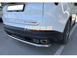 Защита заднего бампера Папа Тюнинг d60 для JETOUR X70 Plus 2023-