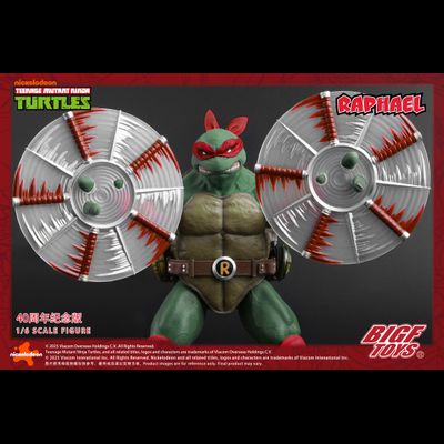 ПРЕДЗАКАЗ - Черепашка Рафаэль (Teenage Mutant Ninja Turtles, Черепашки-Ниндзя) - Коллекционная фигурка 1/6 TMNT Raphael 40th Anniversary (BIGF-002) - BIGFTOYS ?ЦЕНА: 26500 РУБ.?