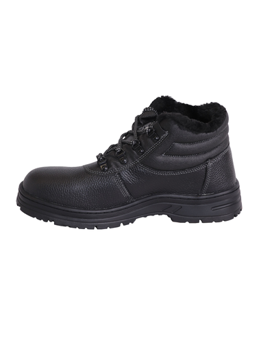 Ботинки ТИТАН, кожа, иск. мех, Нитрил