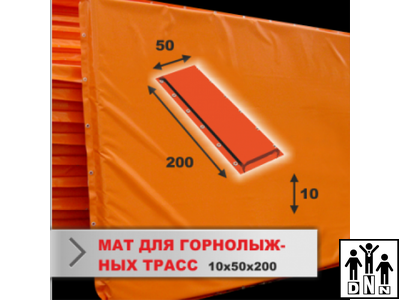Мат защитный для горнолыжных трасс