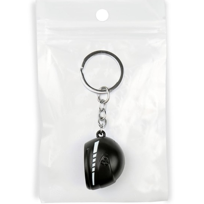 Брелок «Мотоциклетный шлем», ЧЁРНЫЙ