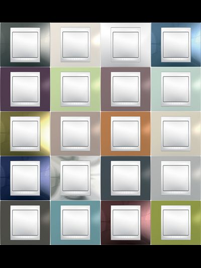 Серия розеток и выключателей Unica Хамелеон от Schneider Electric