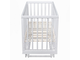 Кроватка детская продольный маятник Pituso Mirage Белый-белый
