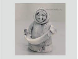 Фигурка Девушка с рыбой.ОПТ