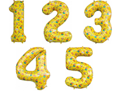 Фольгированная цифра 86 см