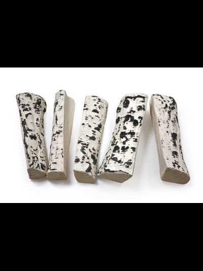 КЕРАМИЧЕСКИЕ ДРОВА БЕРЕЗА КОЛОТАЯ - 5 ШТ