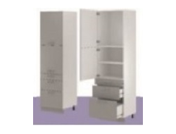 Кухонный пенал ПСА-63 Аляска