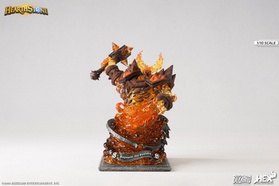 Рагнарос (серия Warcraft, HearthStone) - КОЛЛЕКЦИОННАЯ СТАТУЯ 1/10 Ragnaros the Firelord (HEXHS04) - HEX Collectibles x Blizzard