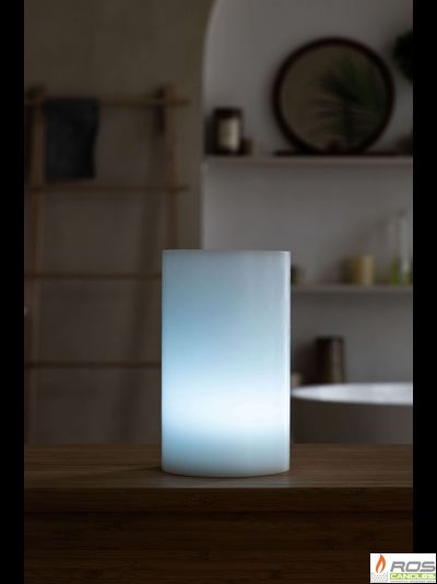 Гладкий парафиновый плафон для LED свечей - 11,7*20см