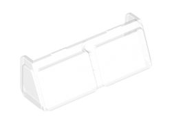 Glass for Windscreen 2 x 6 x 2 Train, Trans-Clear (13756 / 6064655 / 6218140 / 6275041 / 6507909)