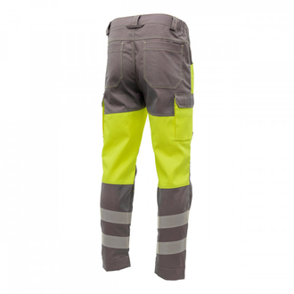 Мультизащитные брюки Brodeks MS38-61, желтый/серый