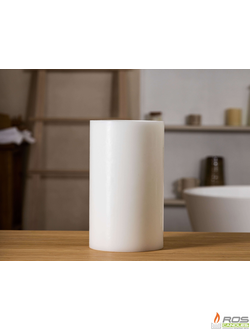 Гладкий парафиновый плафон для LED свечей - 11,7*20см