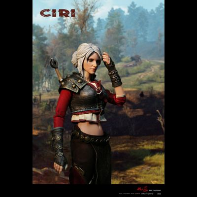 Цири в доспехах (Ведьмак 3, The Witcher) - КОЛЛЕКЦИОННАЯ ФИГУРКА 1/6 Ciri Armored (J-002) - Nine Craftsmen