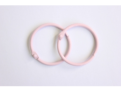 Разъемные кольца, диаметр 45 мм (цвет розовый)
