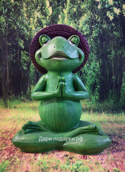ЛЯГУШКА Йога 32*27см  1,25кг   полистоун Россия 1789//012252