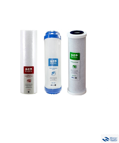 КОМПЛЕКТ ПРЕДФИЛЬТРОВ ГРУБОЙ ОЧИСТКИ ДЛЯ СИСТЕМ Raifil, 3 СТУПЕНИ