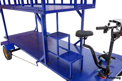 Платформенная тележка электрическая RuTrike ПАЛИСАД ЯРУС