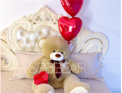 Подарочный набор №5 - Плюшевый мишка 150 см, Шары сердца 2, Киндер бокс средний