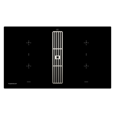 Индукционная варочная панель с вытяжкой Kuppersbusch KMI 9850.0 SR Stainless Steel