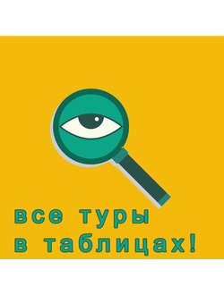 Все туры в таблицах