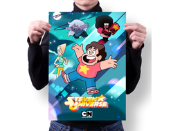 Плакат "Вселенная Стивена, Steven Universe" №8