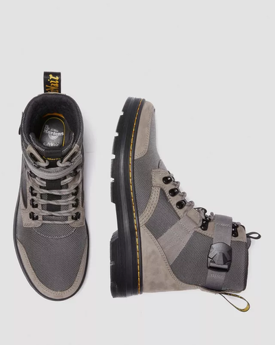 Ботинки Dr Martens Combs Tech II Faux Fleece Lined Casual Grey